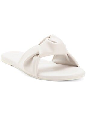 NEW SOLEI SEA Women's Nottie Slide Sandal in Icicle (Off White) NWT